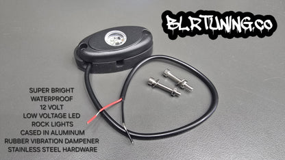 BLR TUNING HEAVY DUTY 12 VOLT LED ROCK LIGHTS – 4 PACK - Howling Moto