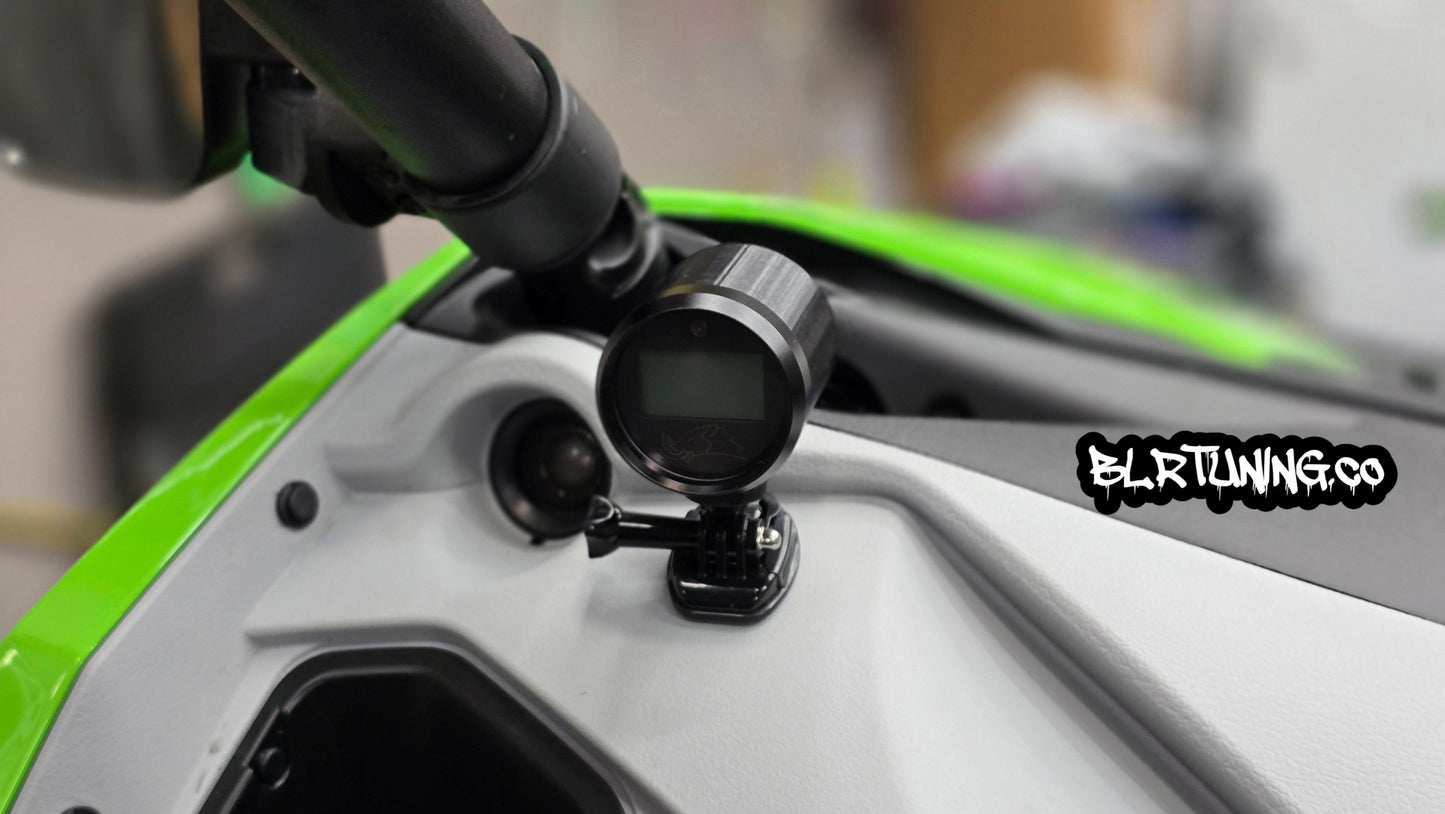 Universal Razorback Gauge ArmorPod – Action - Mount CVT Temp Gauge Holder FITS 3.0 - 3.1 - 3.2 RAZORBACK GAUGES - Howling Moto