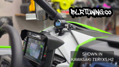 RAZORBACK GAUGE POD AND DYNOJET THROTTLE COMMANDER MOUNT KIT BY BLR TUNING - Howling Moto