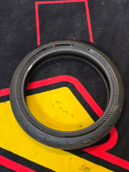 Michelin Power 6 Front Tire 110/70 ZR17 (Take-Off) - Howling Moto