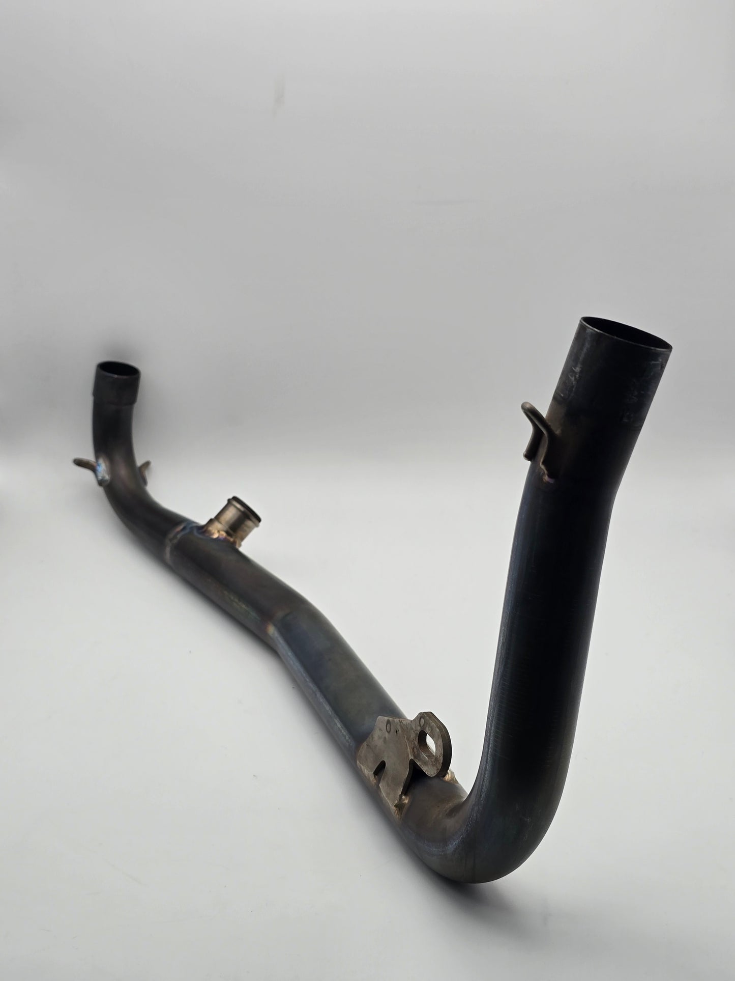 Used Yoshimura RS-9T titanium motorcycle exhaust system for Honda Grom 2014-2020, shown installed on the bike.