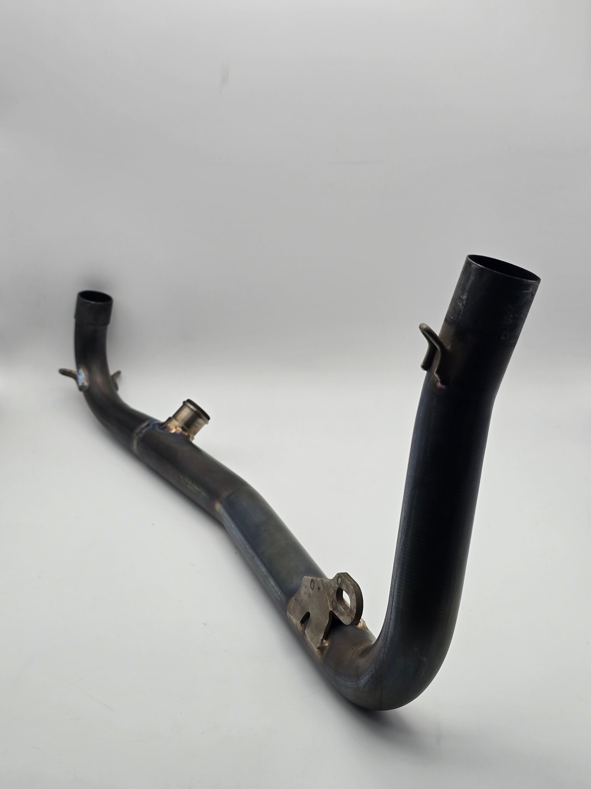 Used Yoshimura RS-9T titanium motorcycle exhaust system for Honda Grom 2014-2020, shown installed on the bike.