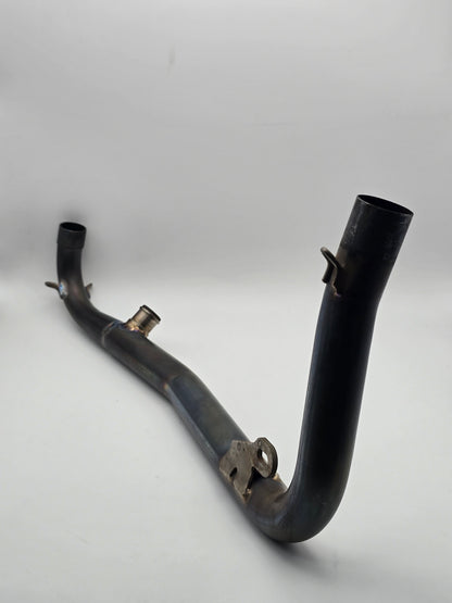 Used Yoshimura RS-9T titanium motorcycle exhaust system for Honda Grom 2014-2020, shown installed on the bike.