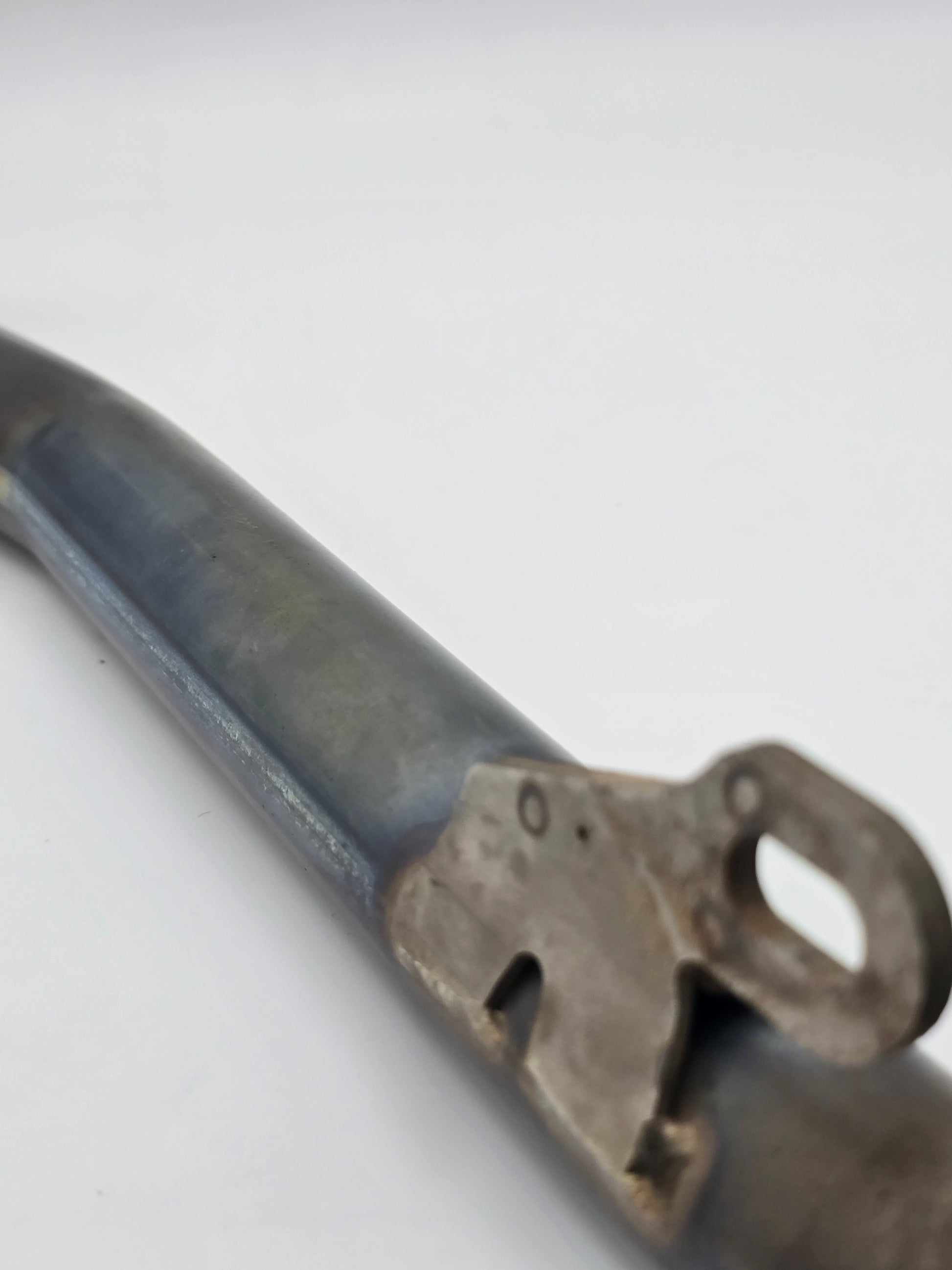 Used Yoshimura RS-9T titanium motorcycle exhaust system installed on a Honda Grom (2014-2020, full exhaust).