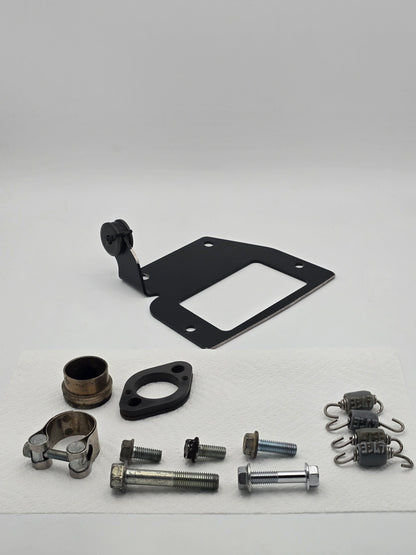 Used Yoshimura RS-9T titanium motorcycle exhaust system for Honda Grom 2014-2020, shown installed on the bike.