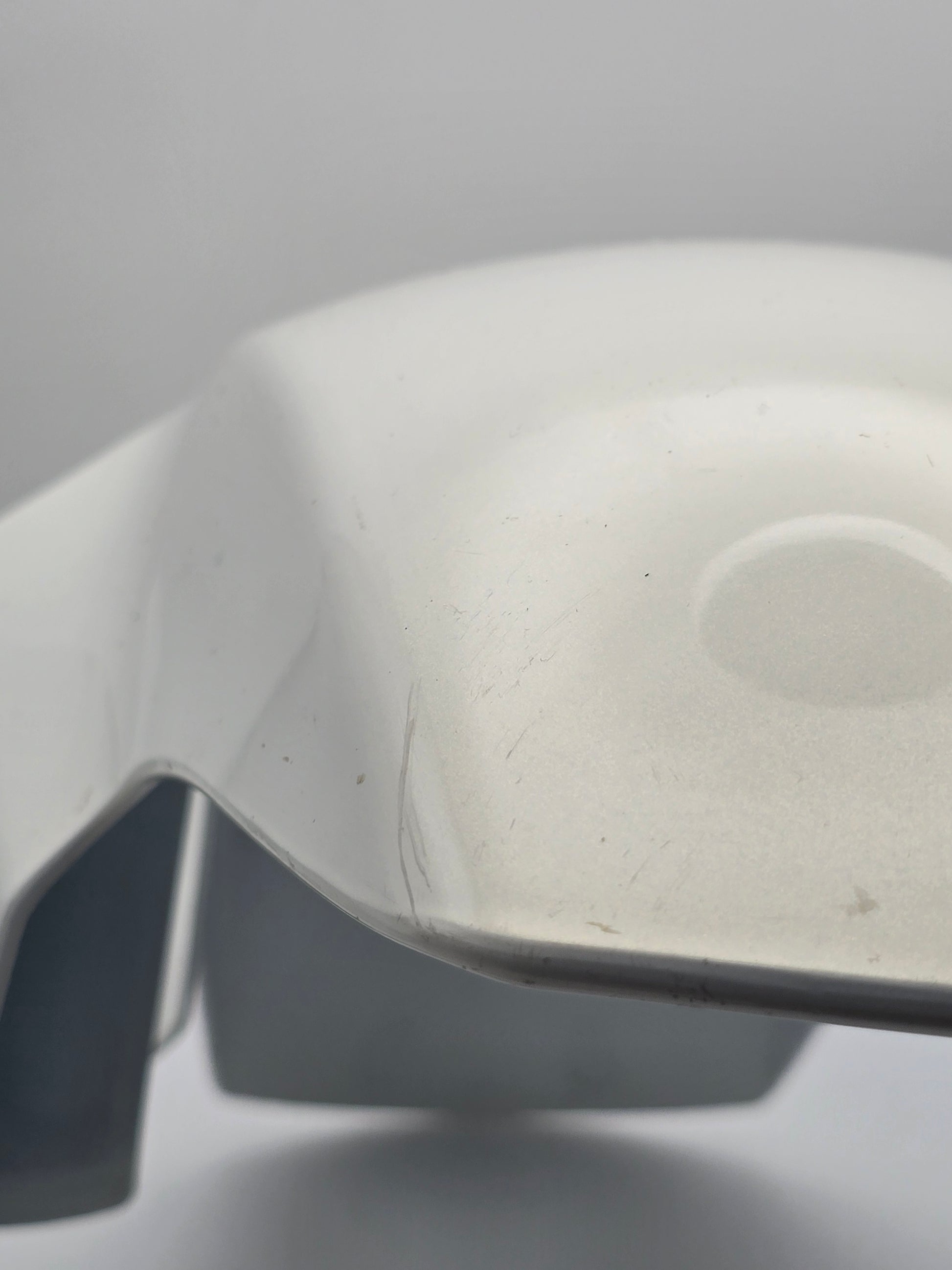 Used Honda Grom OEM front fender for 2014-2015, showing the body part with a close-up of the Honda brand and mounting points.