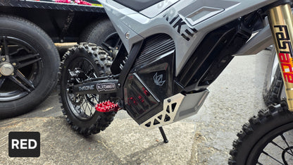 FOOT PEGS FOR STRIKE SHADOW 48v 60v 72v 2026 MODELS BILLET ALUMINUM WITH STAINLESS STEEL TEETH BY BLR TUNING