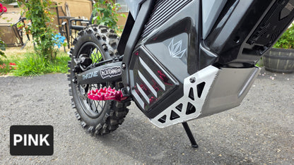 FOOT PEGS FOR STRIKE SHADOW 48v 60v 72v 2026 MODELS BILLET ALUMINUM WITH STAINLESS STEEL TEETH BY BLR TUNING