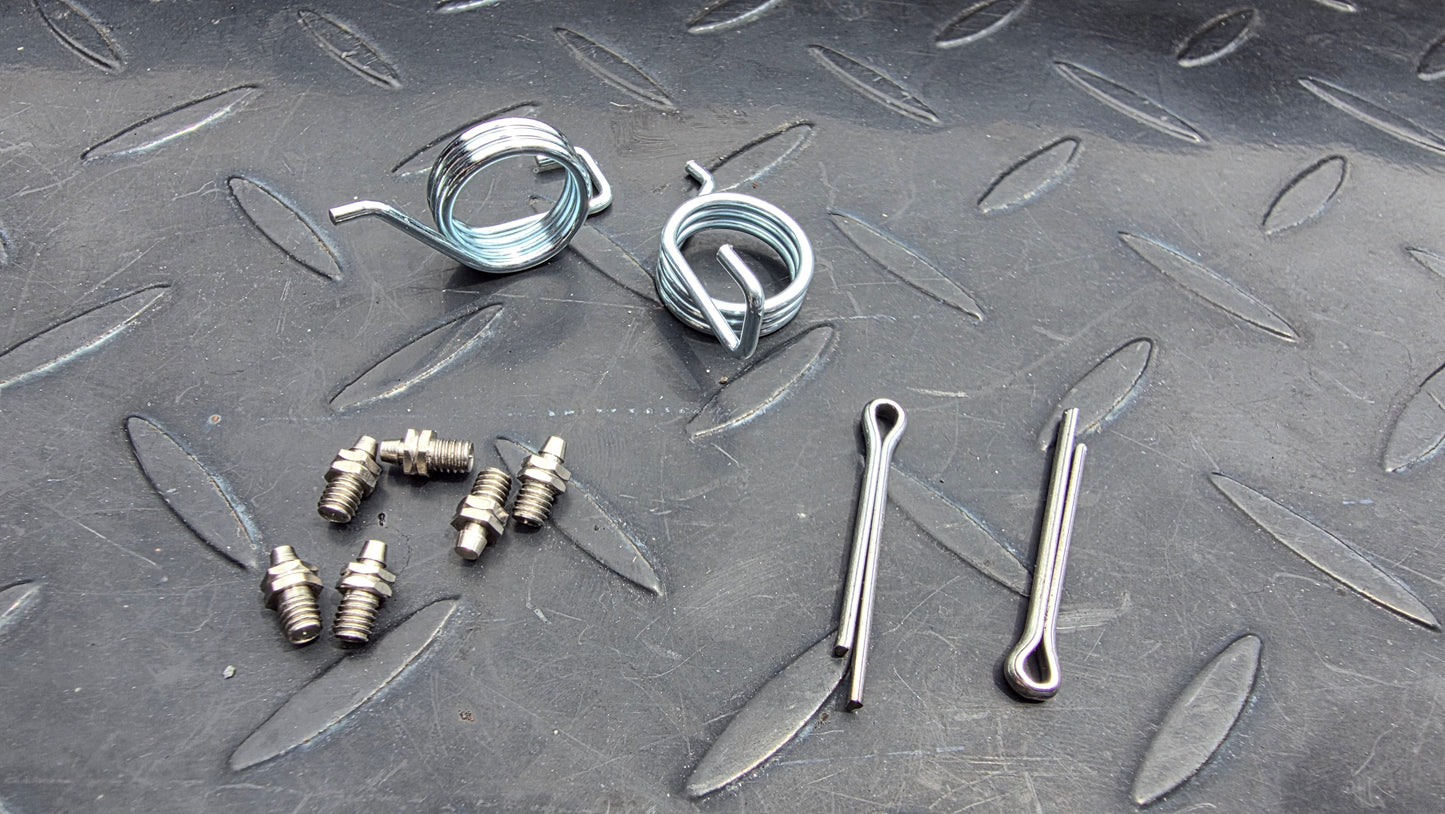 FOOT PEGS FOR STRIKE SHADOW 48v 60v 72v 2026 MODELS BILLET ALUMINUM WITH STAINLESS STEEL TEETH BY BLR TUNING