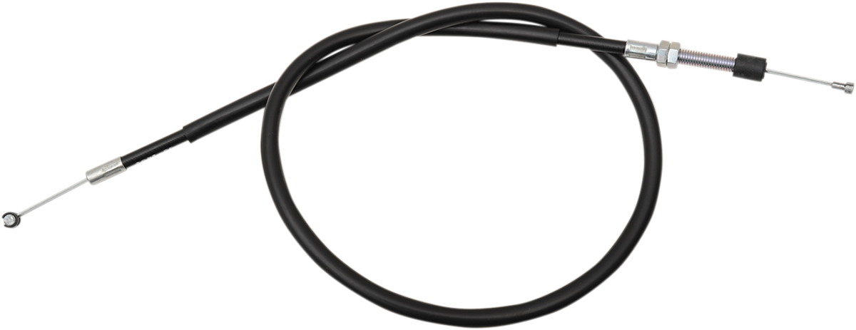 Black vinyl clutch cable for Honda, MOOSE Offroad brand, designed for offroad motorcycle clutch systems, with durable construction.