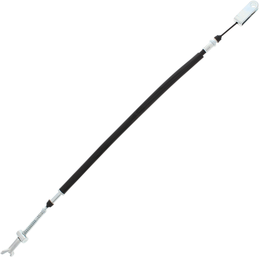 Black vinyl rear brake cable for Honda, MOOSE OFFROAD brand, designed for reliable brake system performance.