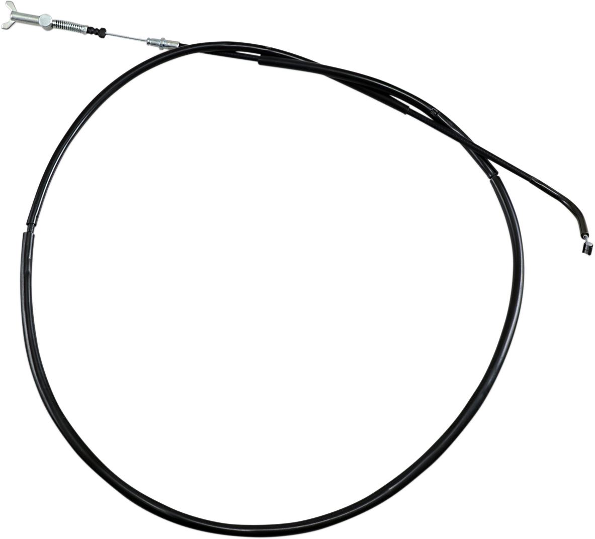Rear parking brake cable for Suzuki, Moose Offroad black vinyl brake cable, part #45-4044, designed for off-road vehicle use