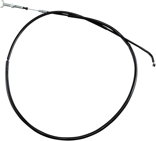 Rear parking brake cable for Suzuki, Moose Offroad black vinyl brake cable, part #45-4044, designed for off-road vehicle use