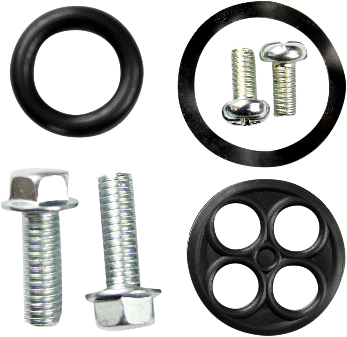 MOOSE OFFROAD fuel petcock rebuild kit for Honda 60-1100, including gaskets and components, on a white background.