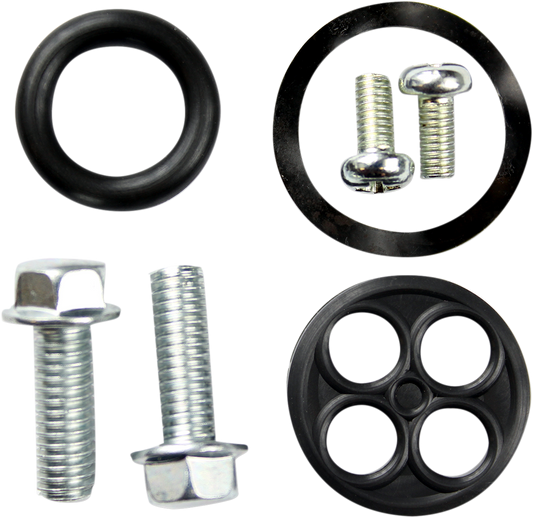 MOOSE OFFROAD fuel petcock rebuild kit for Honda 60-1100, including gaskets and components, on a white background.