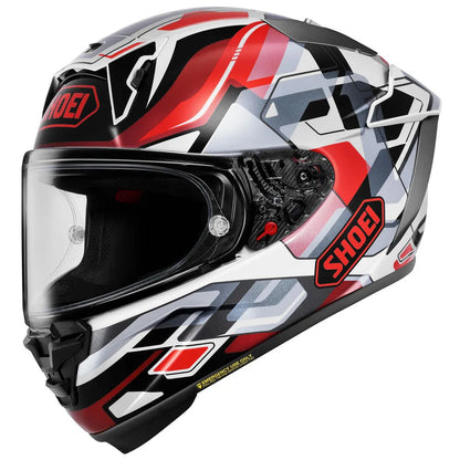 Shoei X-Fifteen Valion Helmet | Race-Ready Full Face | DOT/Snell M2025R/ECE R22.06