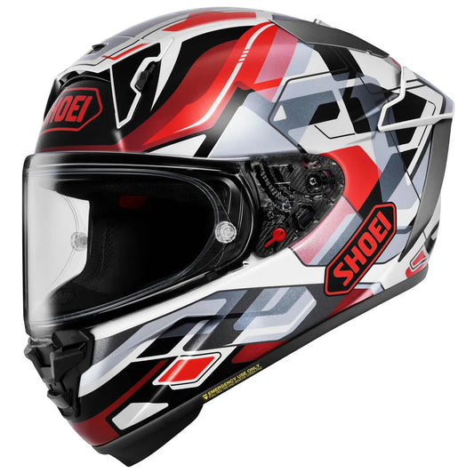 Shoei X-Fifteen Valion Helmet | Race-Ready Full Face | DOT/Snell M2025R/ECE R22.06