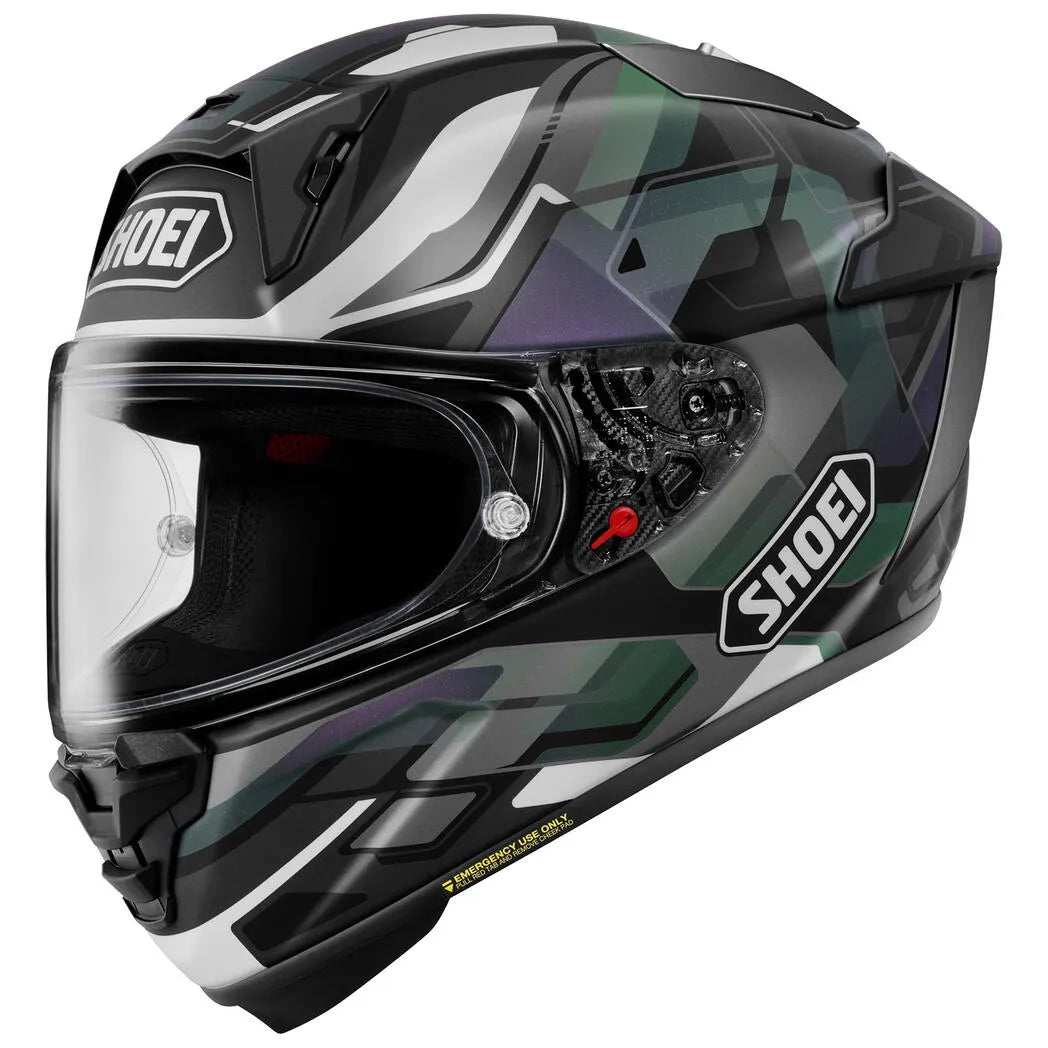 Shoei X-Fifteen Valion Helmet | Race-Ready Full Face | DOT/Snell M2025R/ECE R22.06