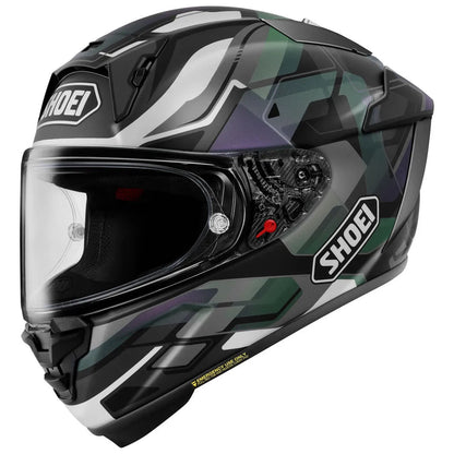 Shoei X-Fifteen Valion Helmet | Race-Ready Full Face | DOT/Snell M2025R/ECE R22.06