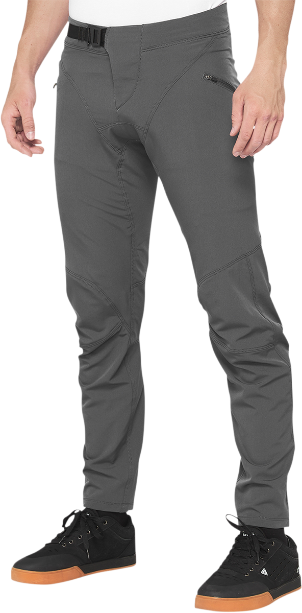 Bill's Exhausts 100% Airmatic Pants in charcoal, US size 32, casual pant with a comfortable fit and modern style.