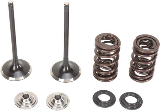 MOOSE OFFROAD Valve and Spring Kit for Suzuki RMZ250, part M60-60470, with metal valves and springs for motorcycle suspension.