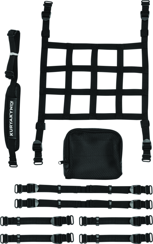 Kuryakyn Torke 24L solo dry pannier waterproof motorcycle storage bag with external pockets and removable support structure