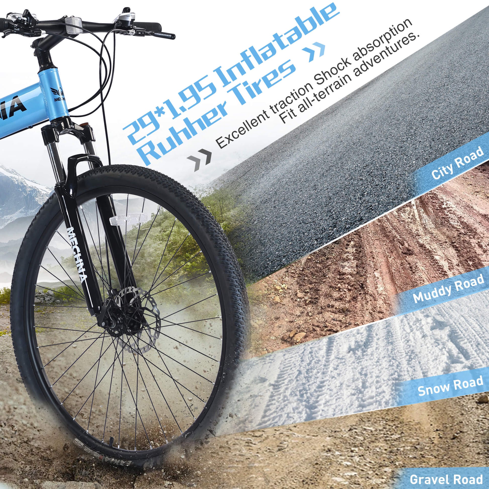 Hycline Meghna XM2 29-inch folding bicycle, black and silver, with handlebars and compact frame, suitable for city commuting.