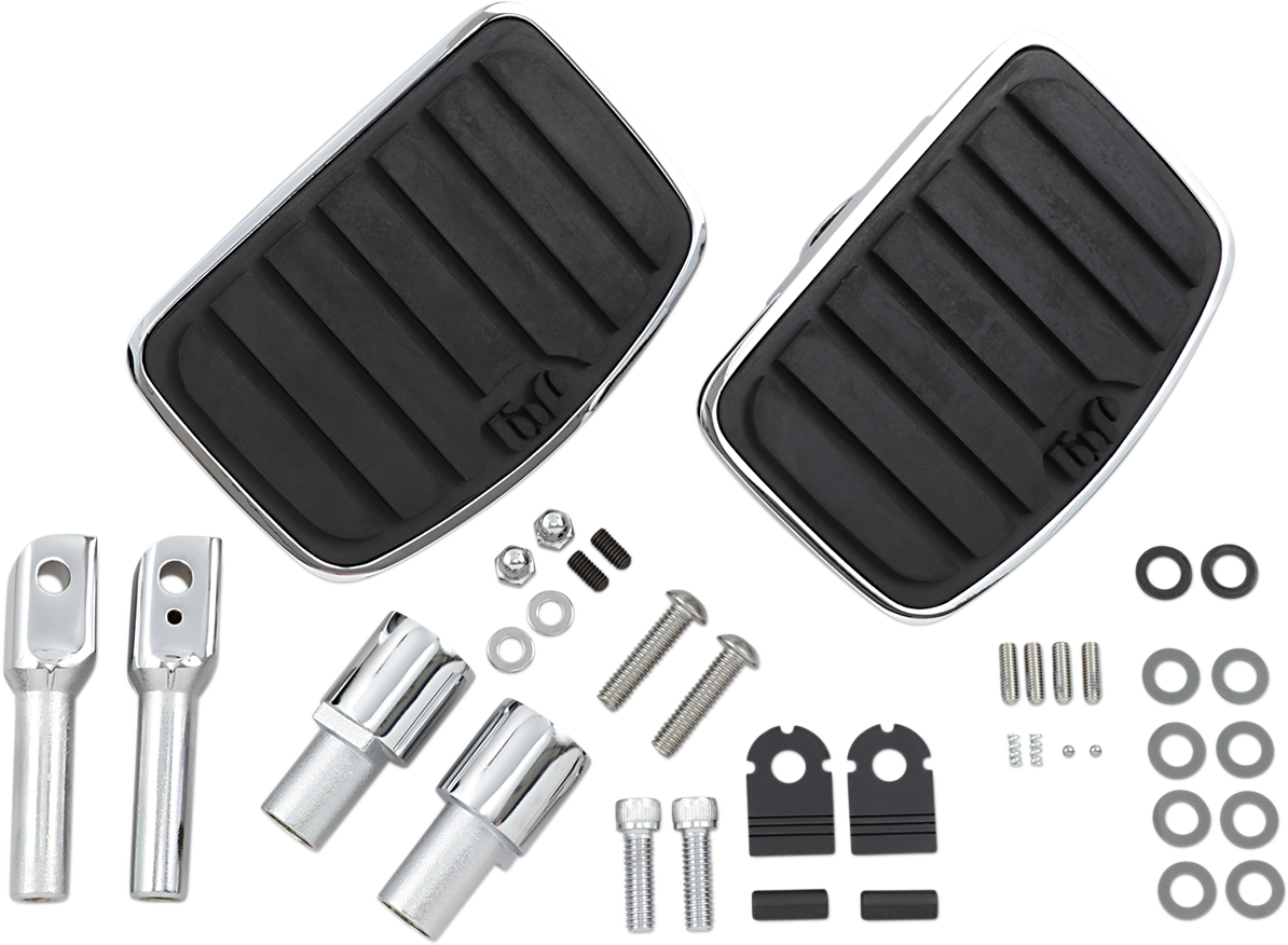 Bill's Exhausts SHOW CHROME Cruise Board System 21-421T engine component with chrome finish and mounting hardware