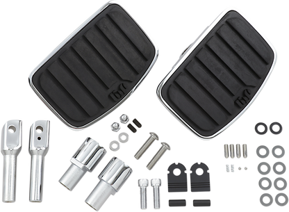 Bill's Exhausts SHOW CHROME Cruise Board System 21-421T engine component with chrome finish and mounting hardware
