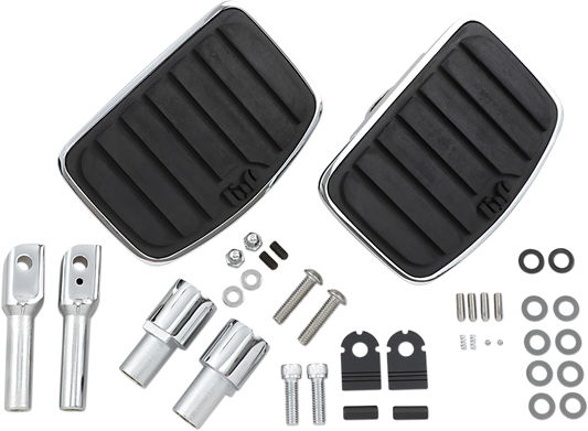 Bill's Exhausts SHOW CHROME Cruise Board System 21-421T engine component with chrome finish and mounting hardware