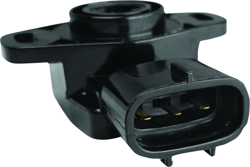QuadBoss throttle position sensor for Polaris ACE and Sportsman models, shown in a close-up image.