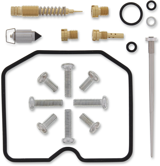 Moose Offroad Suzuki carburetor repair kit 26-1091 with NBR rubber components, includes various gaskets and seals for engine maintenance.
