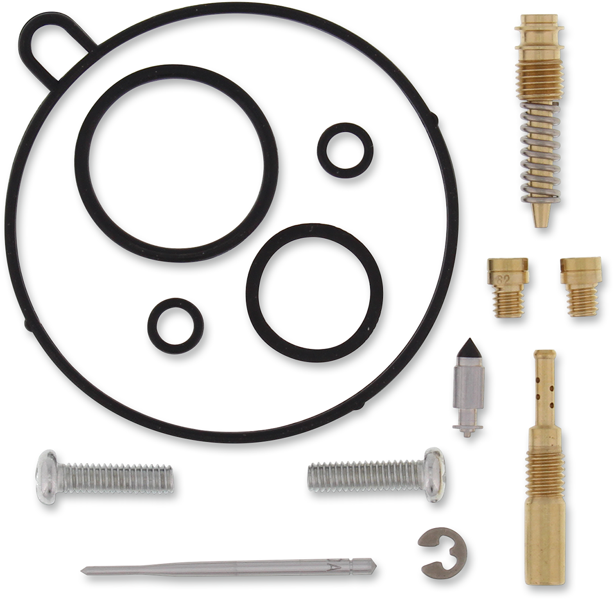 Moose Offroad Honda carburetor repair kit 26-1202 showing various gaskets and components for engine maintenance.
