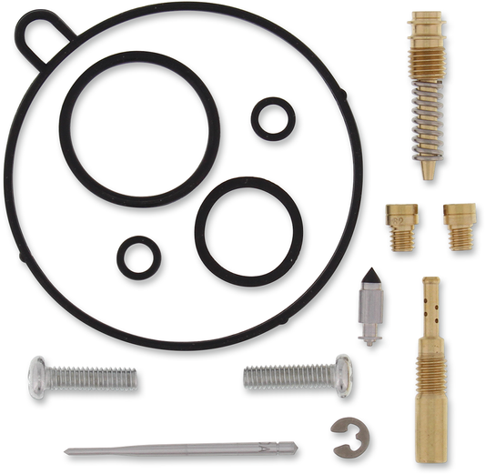 Moose Offroad Honda carburetor repair kit 26-1202 showing various gaskets and components for engine maintenance.