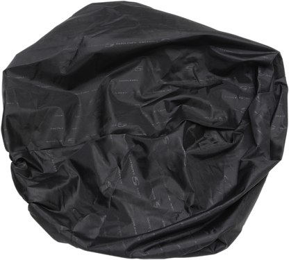 Bill's Exhausts SADDLEMEN XL Explorer Rain Seat Cover with Backrest for motorcycle seat, showing waterproof material and padded backrest.