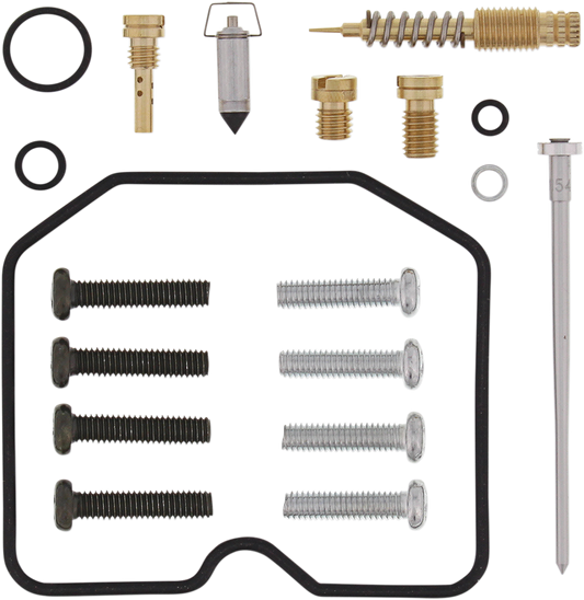 Moose Offroad Kawasaki 26-1232 carburetor repair kit with NBR rubber components, featuring various gaskets and seals for engine maintenance.