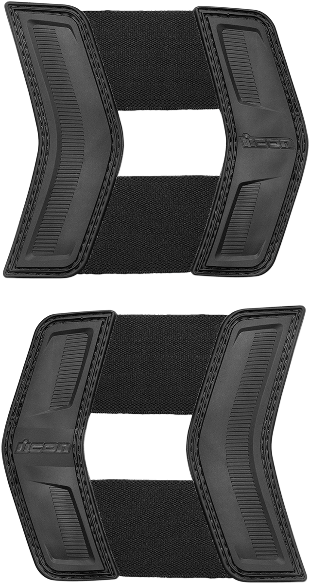 Bill's Exhausts ICON Field Armor Stryker™ vest waist straps in stealth design, 2XL/3XL size, with adjustable straps and durable construction.
