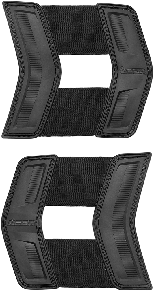Bill's Exhausts ICON Field Armor Stryker™ vest waist straps in stealth design, 2XL/3XL size, with adjustable straps and durable construction.
