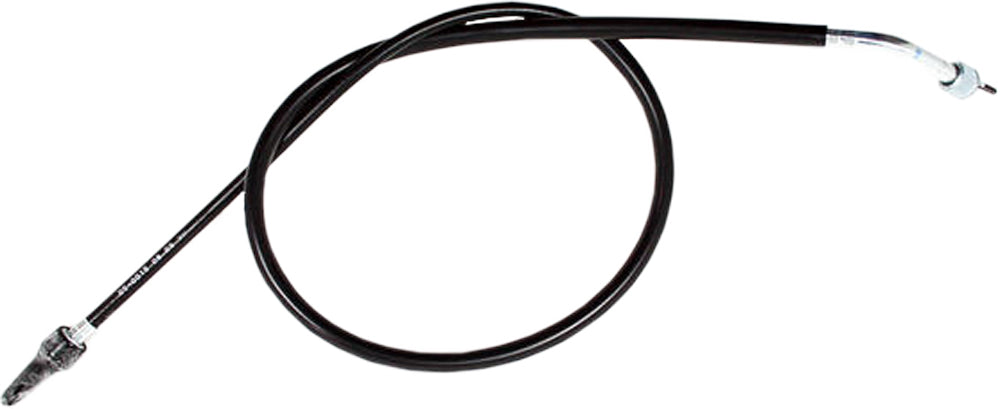 Black vinyl motorcycle speedometer cable from Motion Pro, designed for dash and speedometer installation.