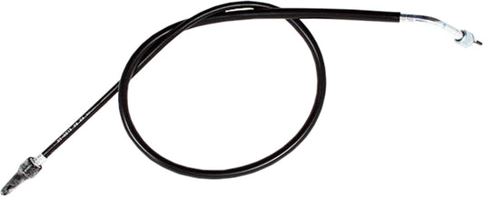 Black vinyl motorcycle speedometer cable from Motion Pro, designed for dash and speedometer installation.