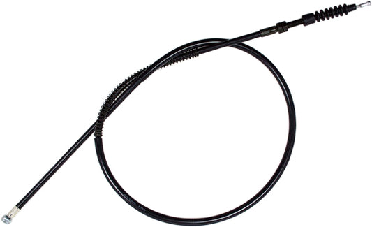 Black vinyl clutch cable by MOTION PRO, part 05-0092, designed for durable motorcycle clutch performance.