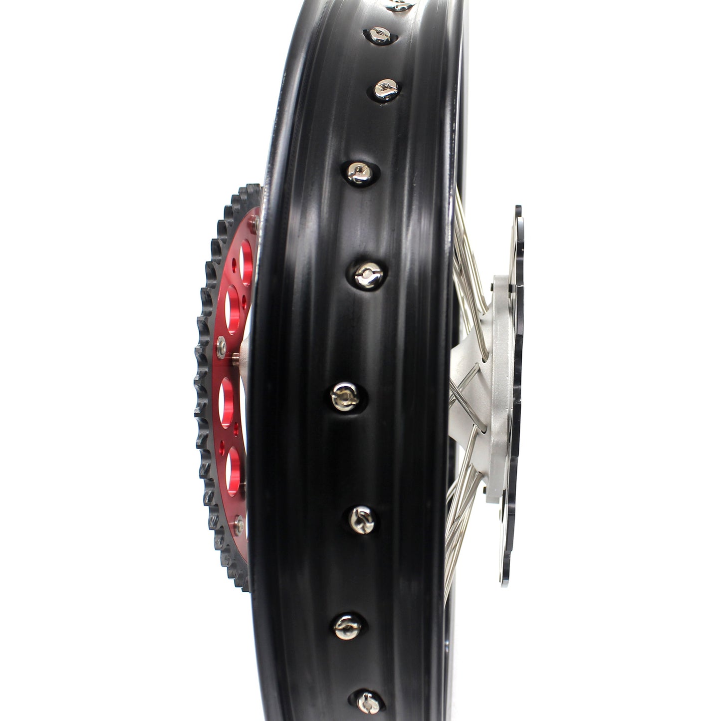 KKE 21 & 18 Casting MX Rims for Honda XR400R 96-04 XR600R 91-2000 240MM/220MM Disc Silver&Black - Howling Moto