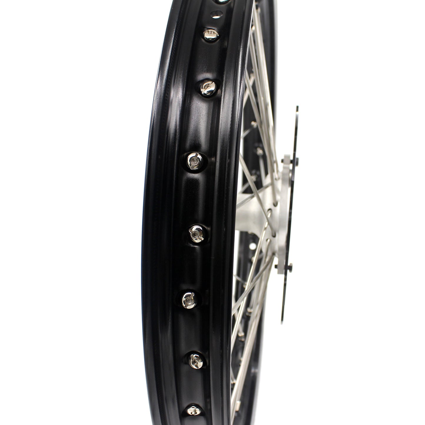 KKE 21 & 18 Casting MX Rims for Honda XR650R 2000-2008 240MM/240MM Disc Silver&Black - Howling Moto