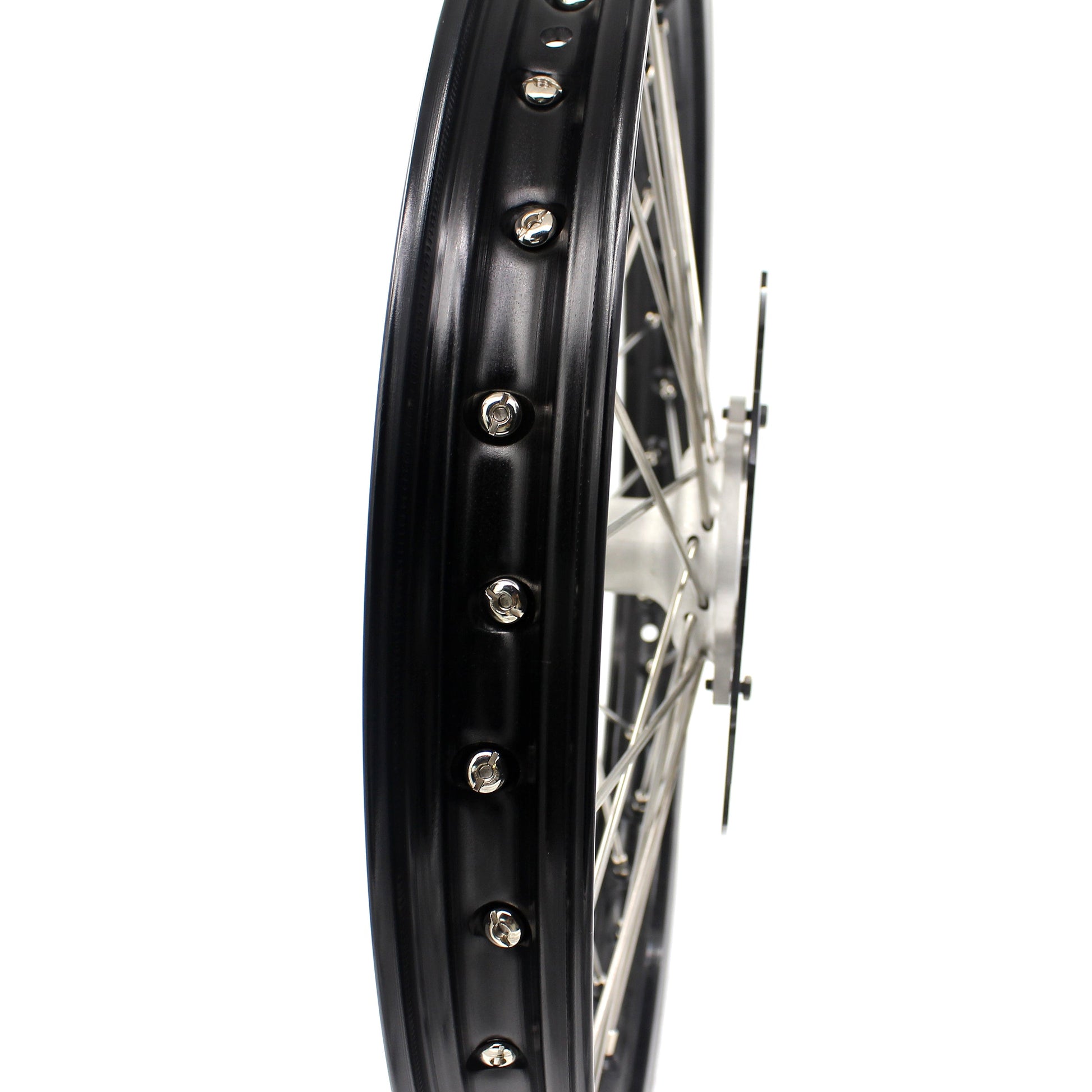 KKE 21 & 18 Casting MX Rims for Honda XR400R 96-04 XR600R 91-2000 240MM/220MM Disc Silver&Black - Howling Moto
