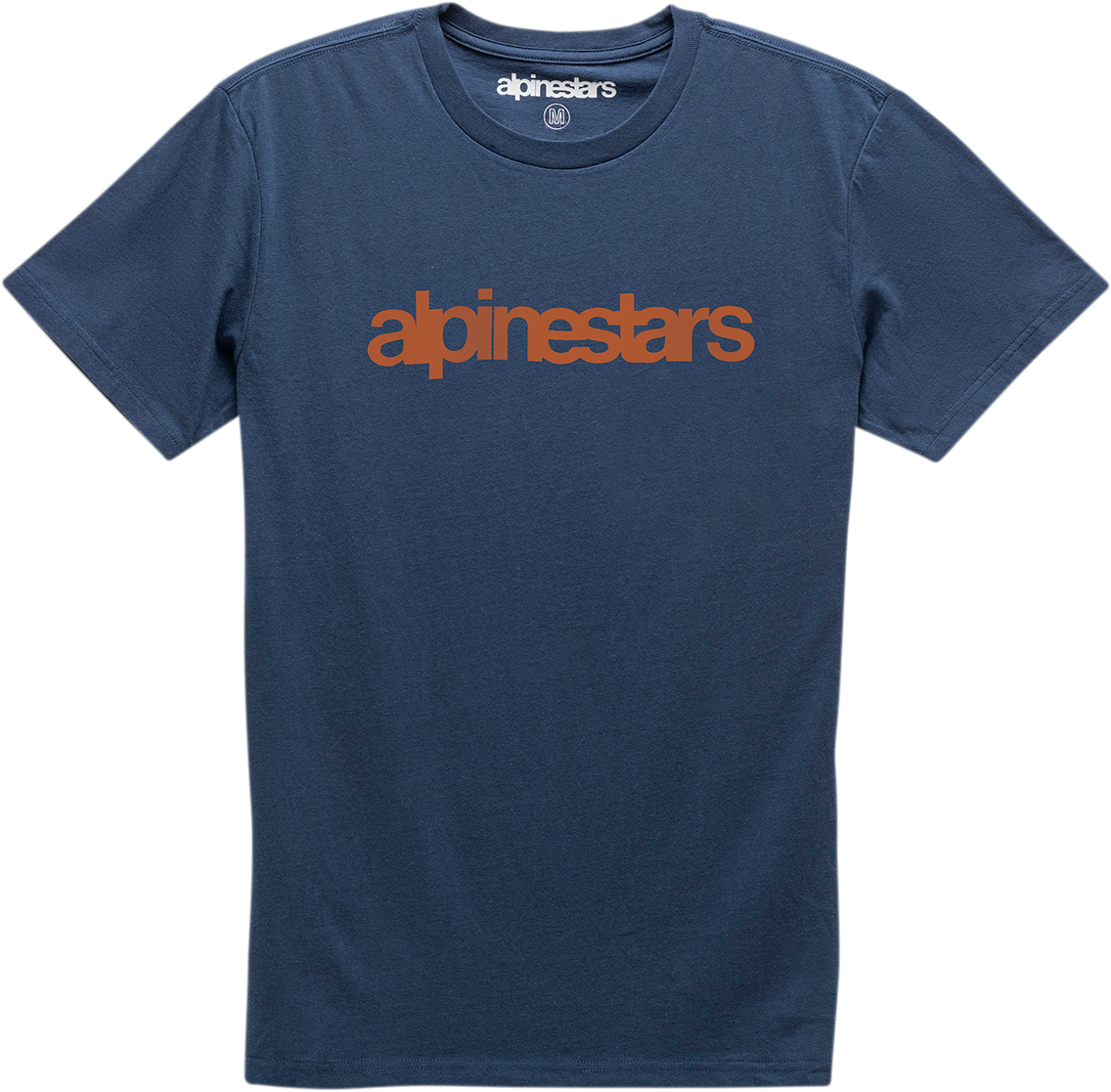Alpinestars Heritage Word T-Shirt in navy and red, large size, featuring bold branding and casual fit.