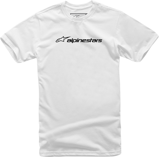 Alpinestars Linear T-Shirt in Heather Gray and Black, extra large size, with logo graphic on front, casual sporty style.