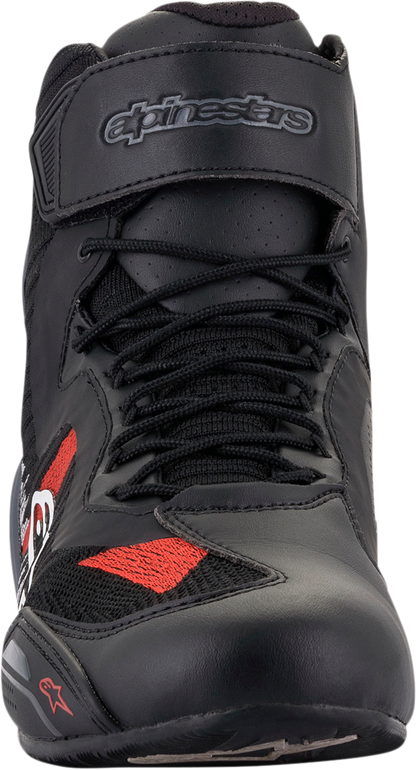 ALPINESTARS, Alpinestars Faster-3 Rideknit® Shoes – Black, Gray, and Red, US 14 / EU 48, Part Number 2510319116514