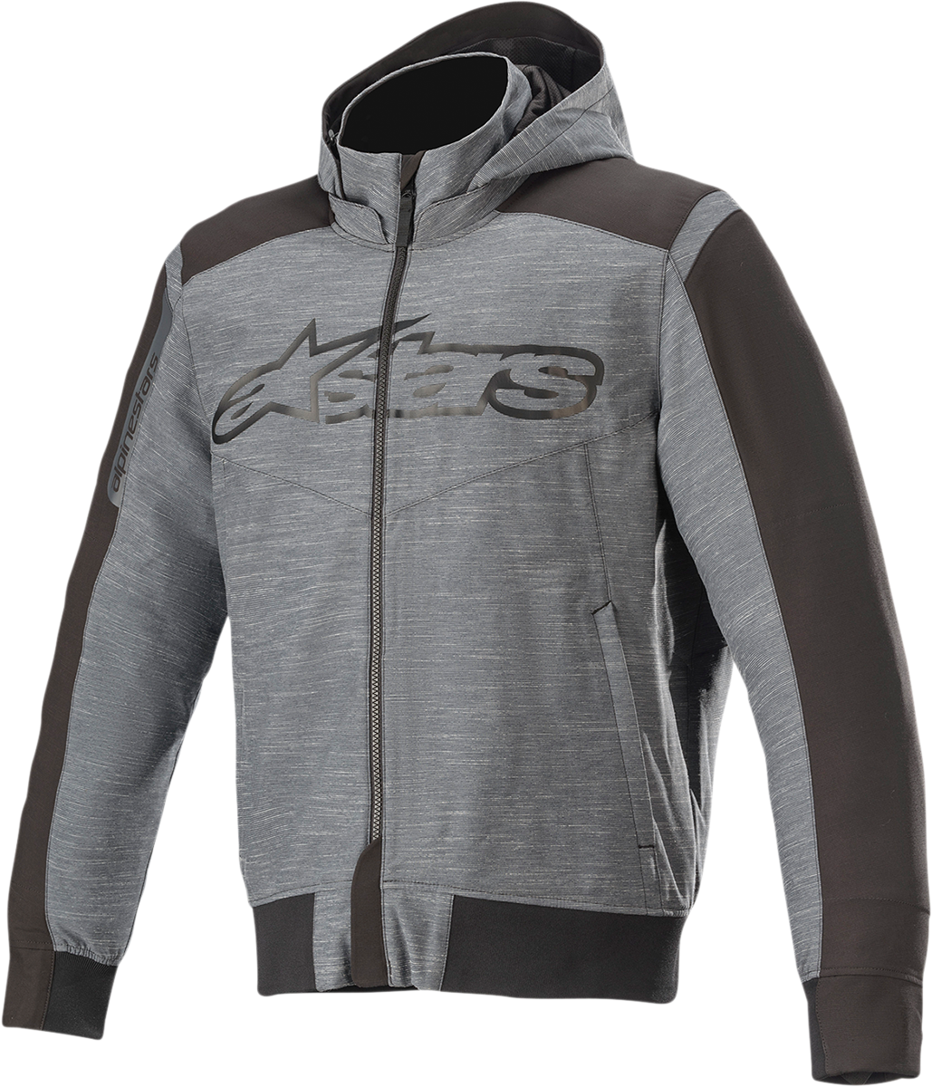 ALPINESTARS, Alpinestars Rhod Windstopper Hoodie Gray/Black Medium - Part 4200420-9121-M