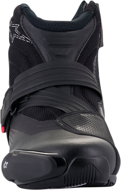 Alpinestars Stella SMX-1 R V2 women's vented motorcycle riding boots in black and pink, US size 8, EU 39, with protective design.