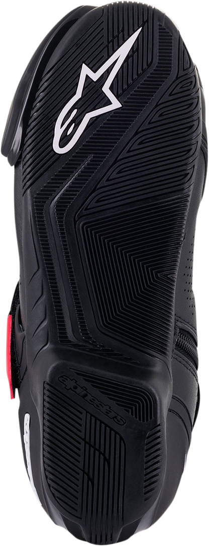 Alpinestars Stella SMX-1 R V2 women's vented motorcycle riding boots in black and pink, US size 8, EU 39, with protective design.